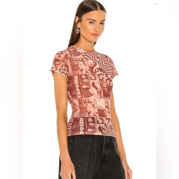 Miaou mini tee in wanted red. New with tags. - Picture 2 of 4